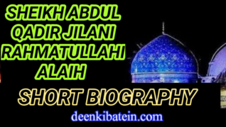 Sheikh Abdul Qadir Jilani (Rahmatullahi Alaih) ( Short Biography)