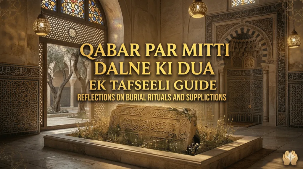Qabar Par Mitti Dalne Ki Dua: Ek Tafseeli Guide
