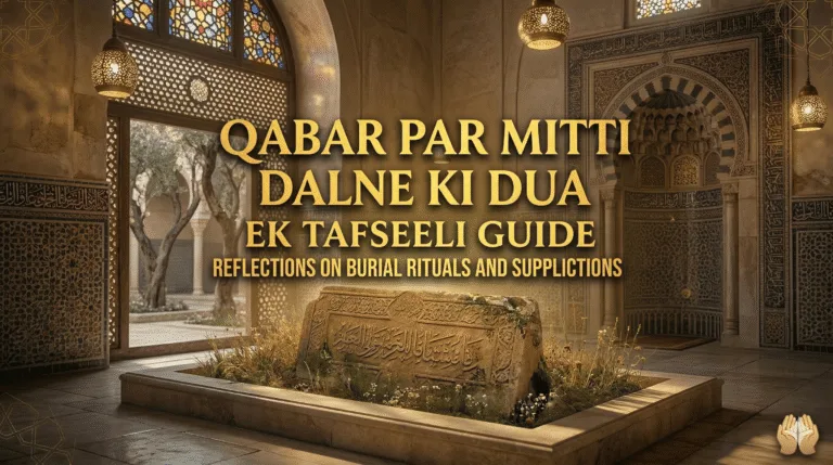 Qabar Par Mitti Dalne Ki Dua: Ek Tafseeli Guide