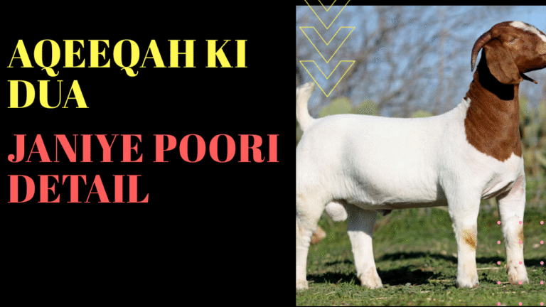 Aqeeqah ki Dua