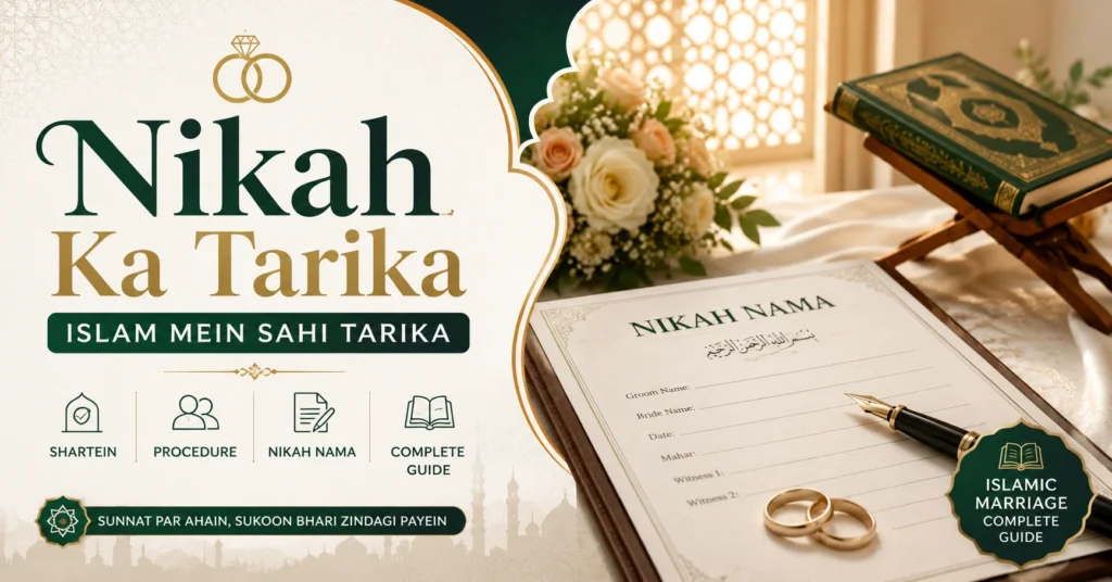 Nikah Ka Tarika: Islam Mein Sahi Tarika, Shartein, Nikah Nama aur Complete Guide