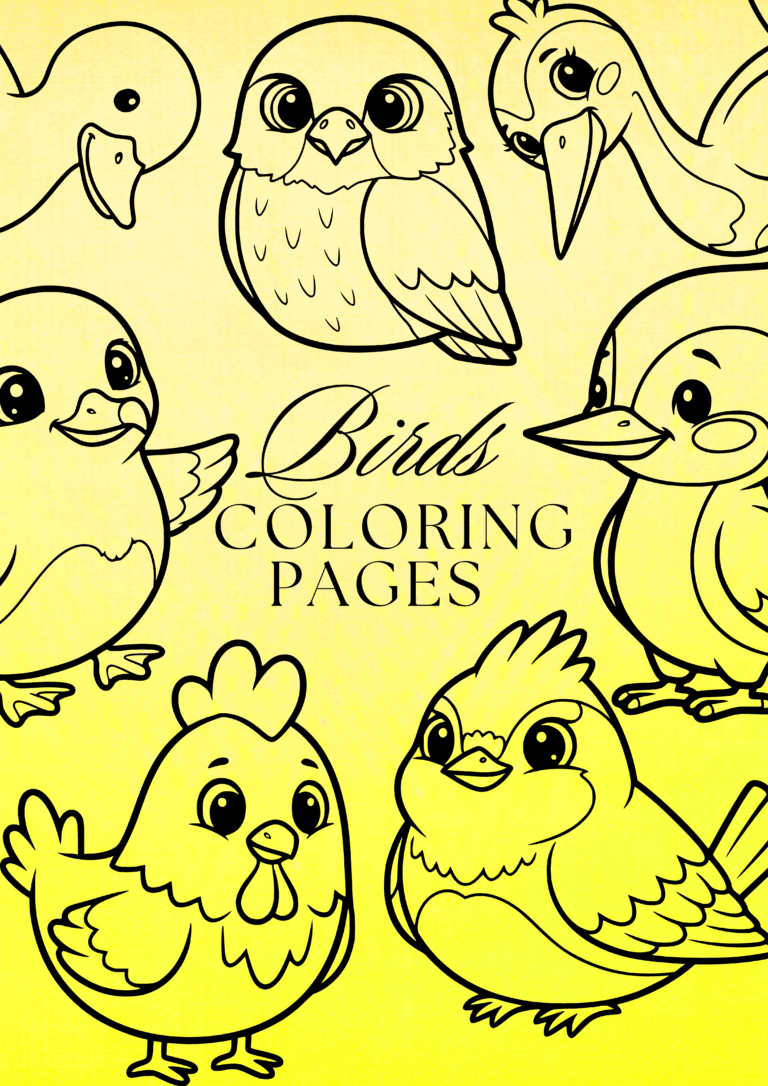 Coloring Pages Bundle For Kids