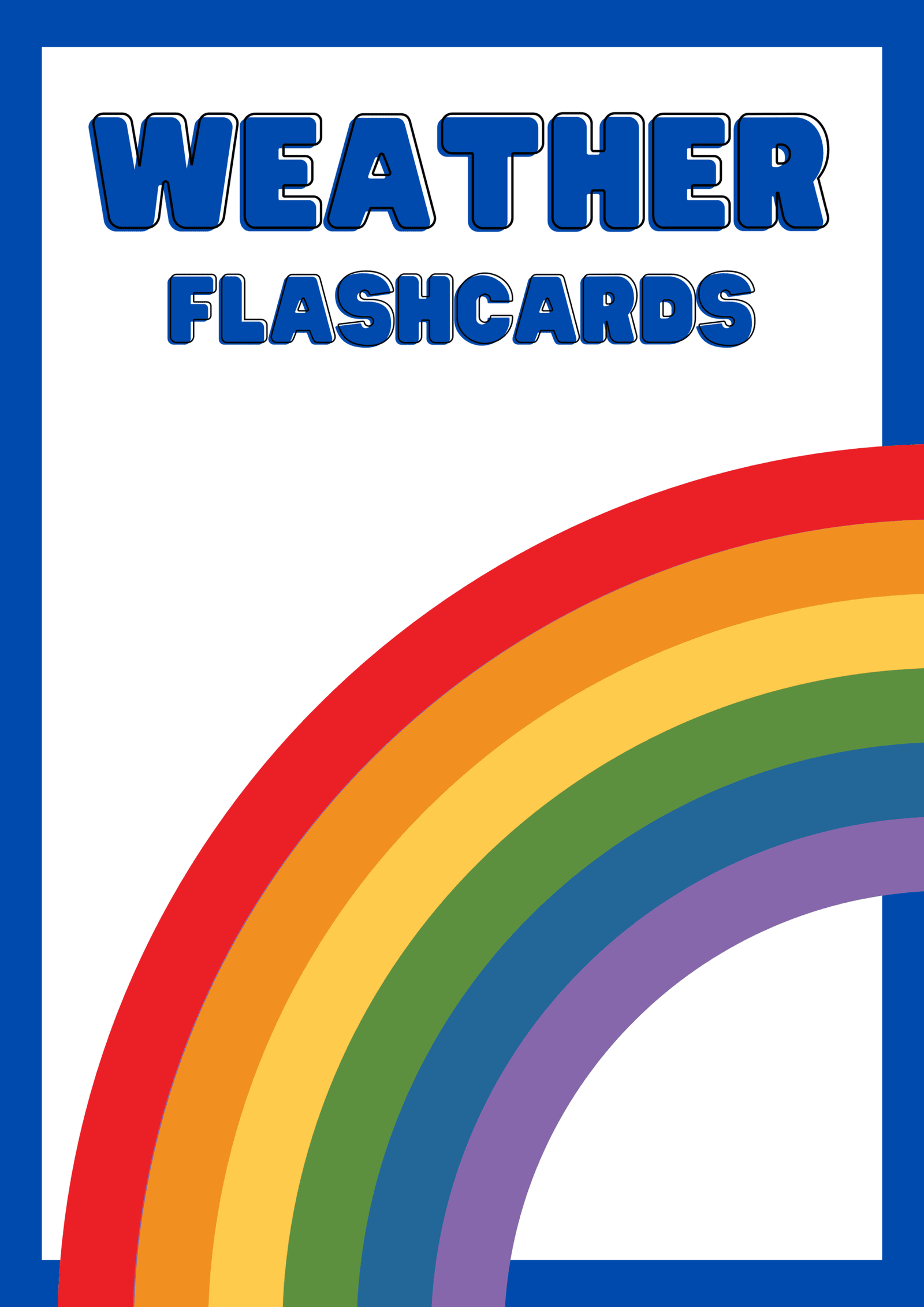 Weather Flashcards