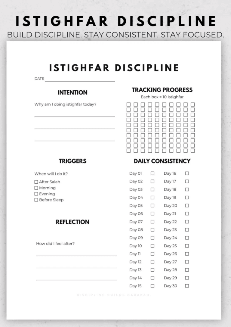 Daily Istighfar Tracker