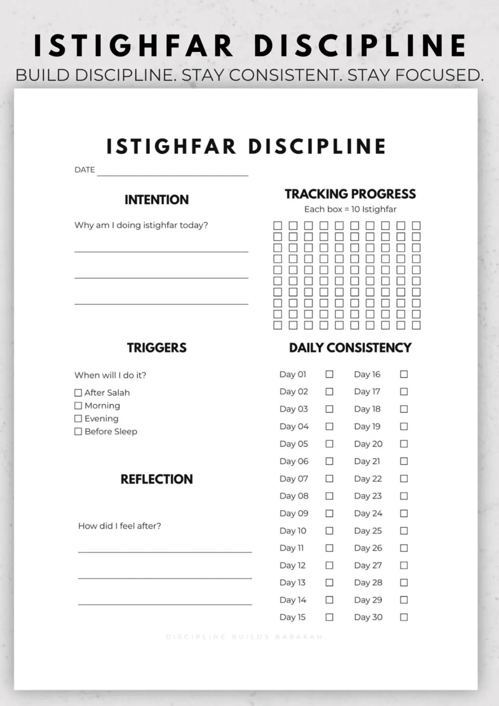 Daily Istighfar Tracker