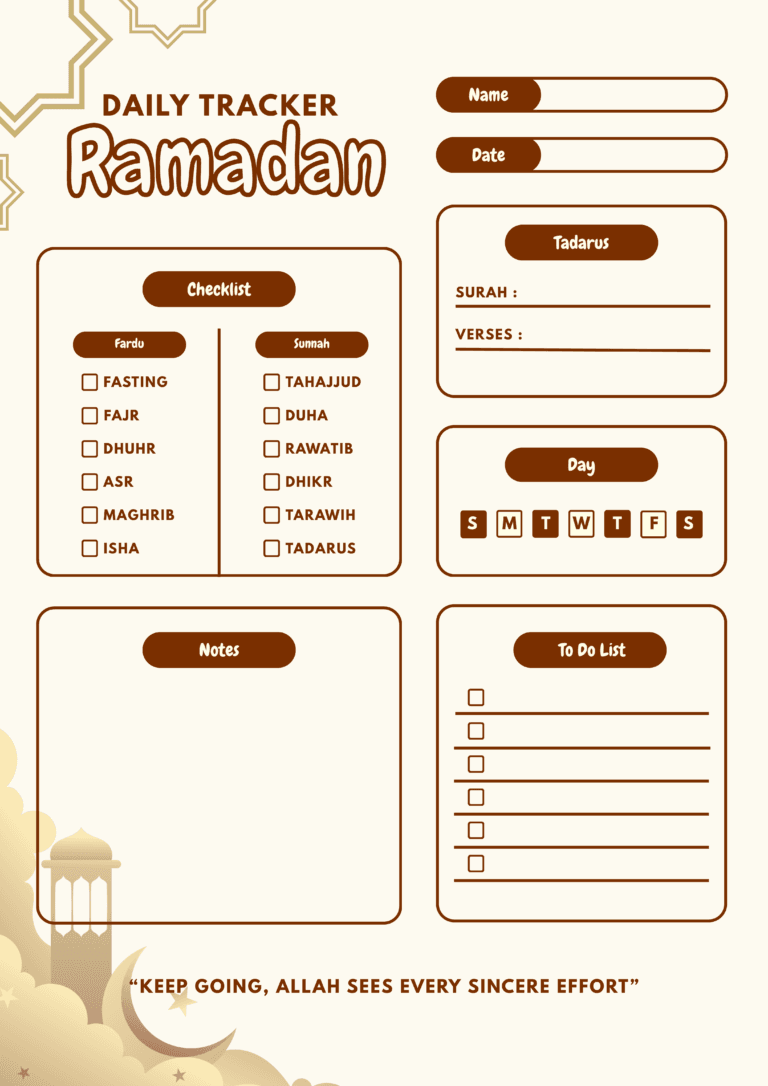 Ramadan Tracker