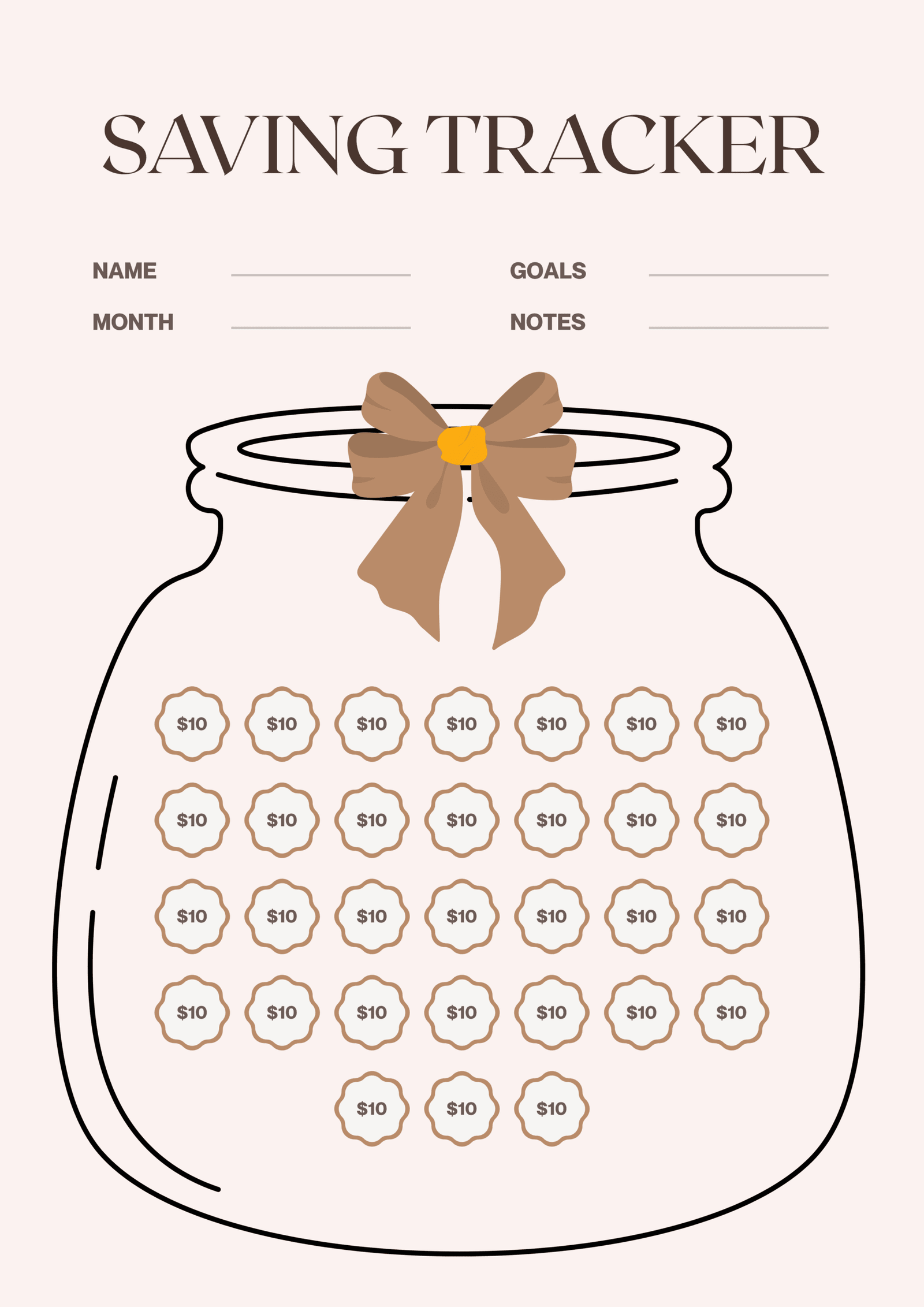 Saving Tracker